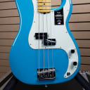 Fender American Professional II Precision Bass w/Maple Neck in Miami Blue w/OHSC + FREE Ship #011