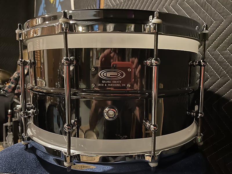 Orange County Drum and Percussion 7x14 Hybrid Snare. Brass Reverb