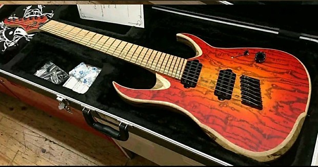 OVERLOAD Custom Guitars RAIJIN 7弦 Overload Custom Guitars Raijin7 BARITONE Carved Top Trans