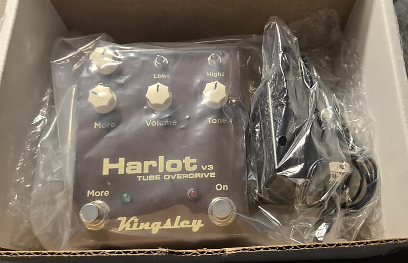 Kingsley Harlot v3 チューブオーバードライブ Kingsley Harlot V3 | Dynamic Tube Overdrive! (No Talking