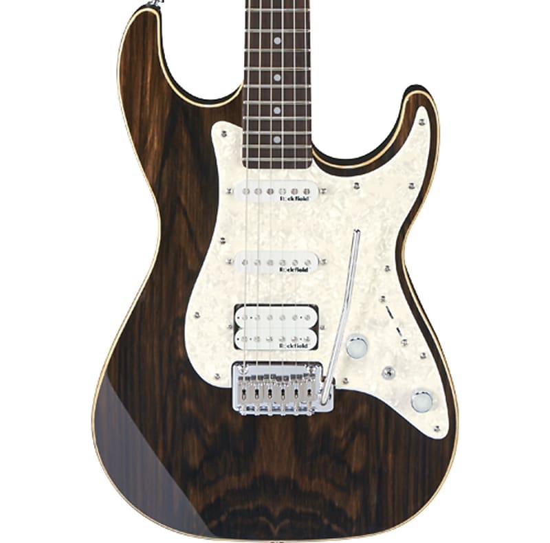 Michael Kelly Custom Collection '65 Electric Guitar, Pau Ferro Fingerboard, Striped Ebony image 1