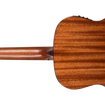 Demo - Washburn WLO100SWEK Woodline Solid Wood Series Orchestra Body Acoustic Electric Guitar with F image 2