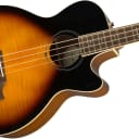 Fender #0971443032 FA-450CE 4-String Maple / Mahogany Acoustic Bass with Laurel Fretboard 3-Tone Sunburst FA450CE