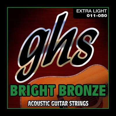GHS BB20X Bright Bronze Roundwound Acoustic Guitar Strings Extra Light 11-50 image 3