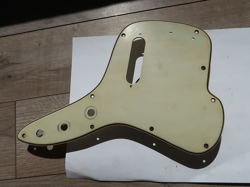 Fender Musicmaster Bass Pickguard 72 thru 1979 Mint green USA Reverb