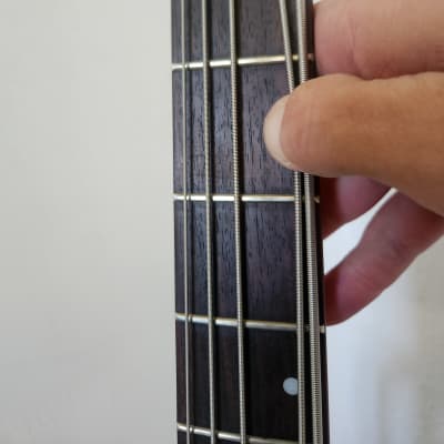 Schecter Stiletto Studio-5  LH Active 5-String Bass Left-Handed 2014 - Honey Satin image 5