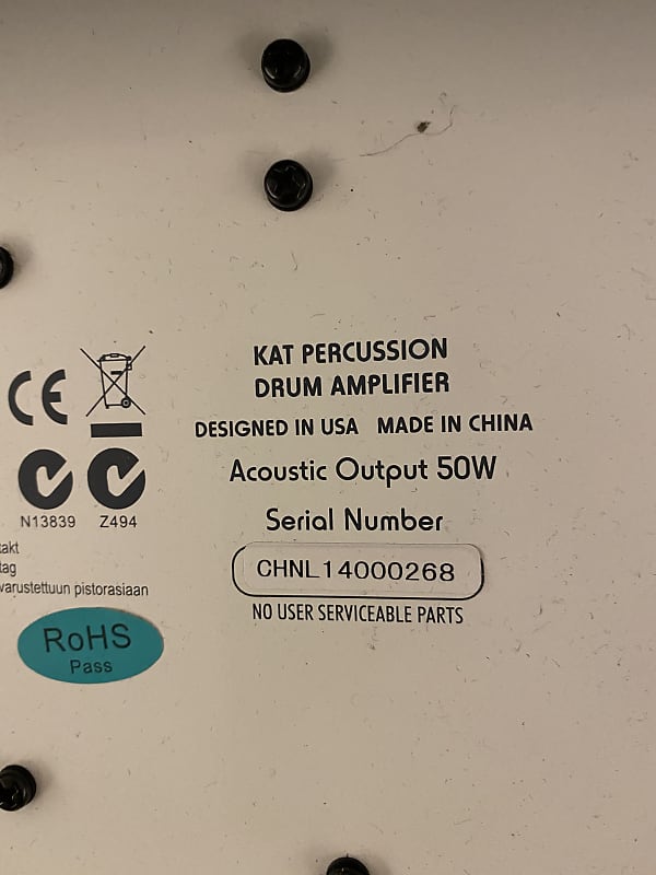 Kat percussion deals 50 watt amplifier