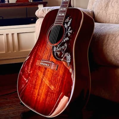 Epiphone Hummingbird Koa - Autumn Burst W/Sonitone Pickup