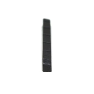 Graph Tech Black TUSQ XL 42.9mm Flat Bottom, Slotted Strat Nut, PT-5043-00 image 6
