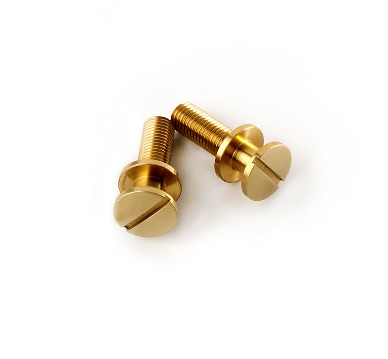 PRS Stoptail Studs (SAE), Unplated Polished Brass image 1