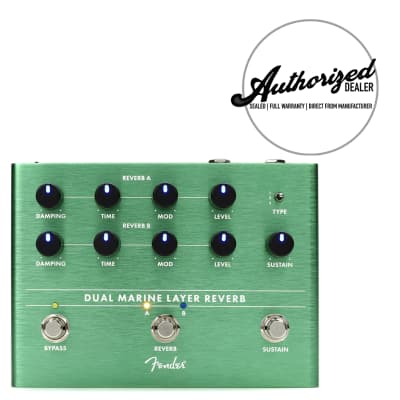 Fender Dual Mrine Layer Reverb エフェクター Review: Fender Dual Marine Layer Reverb Pedal
