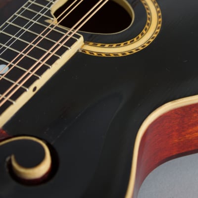 Gibson  F-2 Carved Top Mandolin (1912), ser. #16835, original black hard shell case. image 14