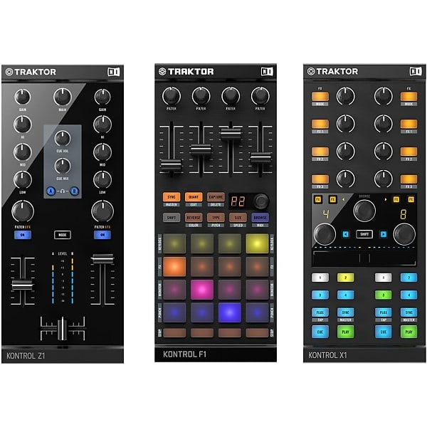 Native Instruments Traktor Kontrol Z1 + F1 + X1 MK2 Set