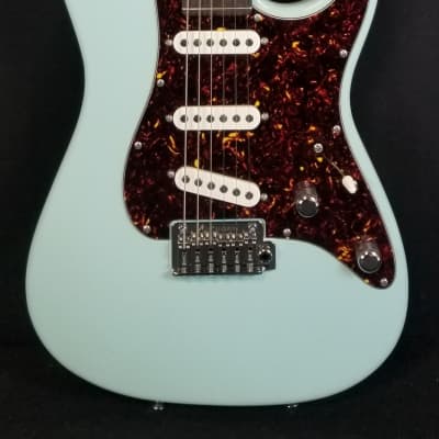 Tom Anderson "The Classic", Rosewood FB, Hum-Canceling Single Coil Pickups, Daphne Blue, W/Bag 2023 image 10