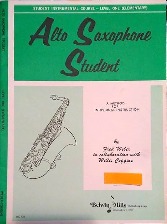 Belwin Mills Alto Saxophone Student Method for Individual Reverb
