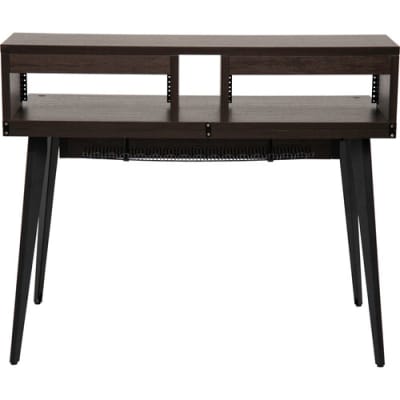 Gator Elite Furniture Series Main Desk in Dark Walnut Finish GFW-ELITEDESK-BRN image 2