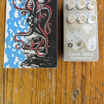 EarthQuaker Devices Space Spiral Modulated Delay Device 2017 - 2019 - Silver / White Print for sale