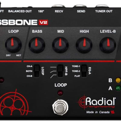 Radial Engineering Bassbone V2 Bass Preamp and DI Box image 2