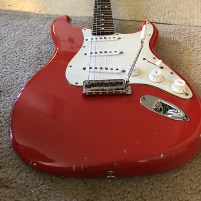 Fender/Wildwood  Stratocaster Fiesta Red Relic image 15