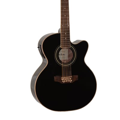 Glen Burton USA 12 String Jumbo Body Acoustic Electric Cutaway Guitar for sale