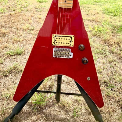 Ibanez X Series Flying V 1984 Red image 2