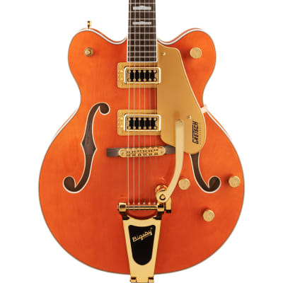Gretsch G5422TG Electromatic Classic Hollow Body Electric Guitar Double-Cut, Laurel, Orange Stain image 1
