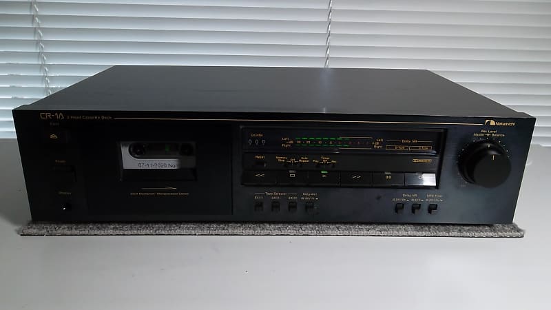 1988 Nakamichi CR-1A Stereo Cassette Deck New Belts & Serviced 02-2022 Excellent Condition #035 image 1