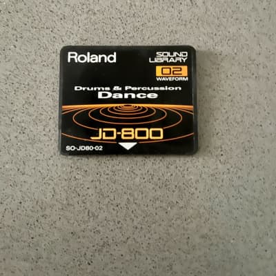 Roland JD-800 SL-JD80-02 Dance Drums ROM Card