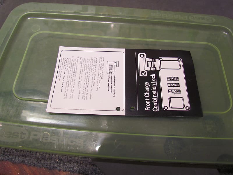 Gibson Case Combination Lock Instructions Excellent Condition Reverb