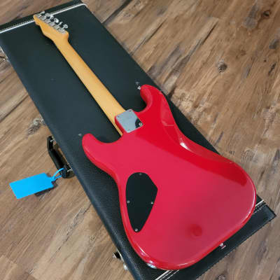 1985 St. Blues Eliminator II Electric Guitar All Original Red USA Saint Blues Strings & Things W/HSC image 17
