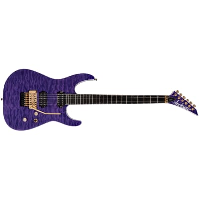 Jackson Pro Series Soloist SL2Q MAH Guitar, Ebony Fretboard, Transparent Purple image 1