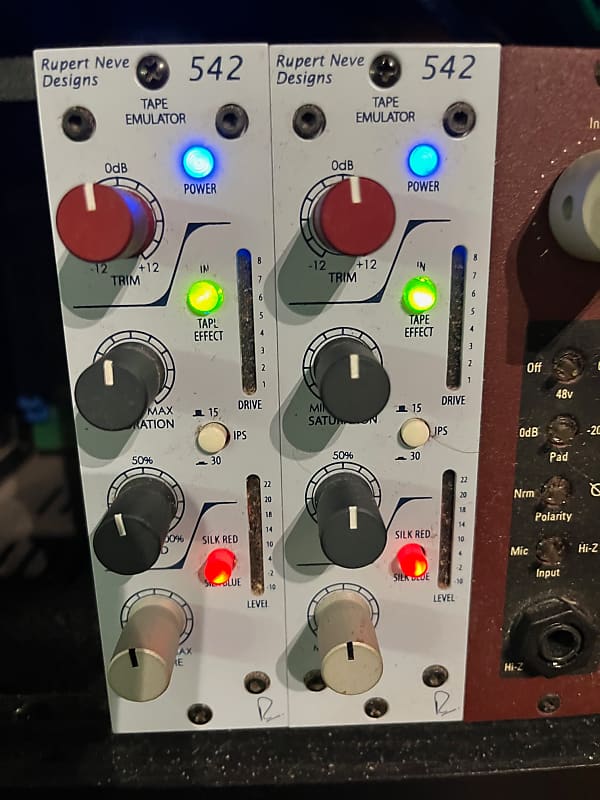 Pair of Rupert Neve Designs Portico 542 500 Series Tape | Reverb