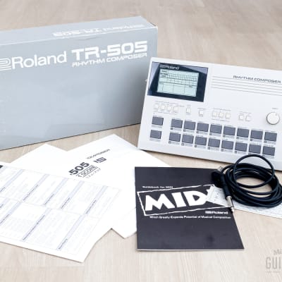 1986 Roland Rhythm Composer TR-505 Vintage Drum Machine, Near-Mint w/ Box, Paperwork