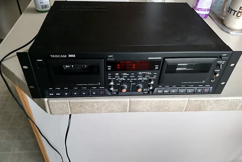 TASCAM 302 Professional Dual Cassette Recorder | Reverb