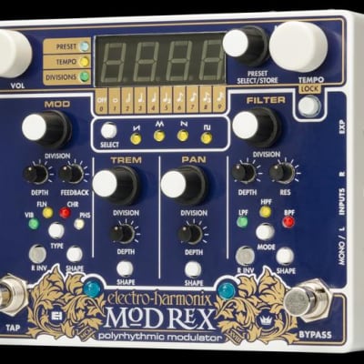 Electro-Harmonix Mod Rex Polyrhythmic Modulator Pedal for sale