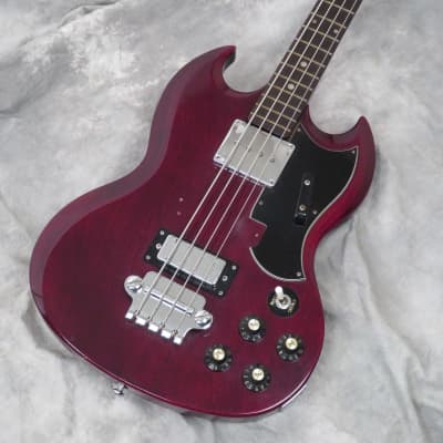 1970s Penco EB3 Gibson Style Bass - Cherry - MIJ Matsumoku EB-3- Original Case image 5