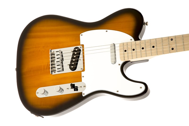 Squier Affinity Series Telecaster Electric Guitar - Maple Fingerboard, 2-Color Sunburst image 1