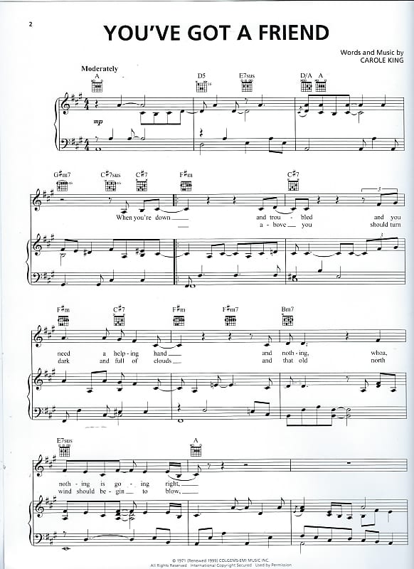 you ve got a friend song original