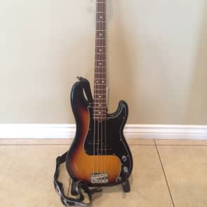 Fender precision bass tobacco burst top