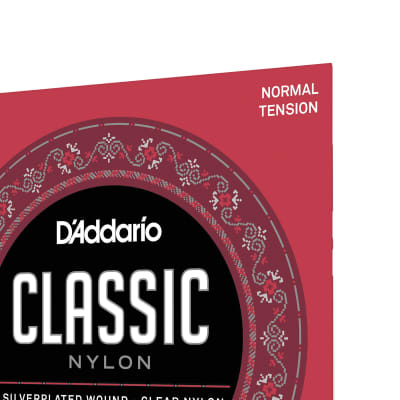 D'Addario EJ27N Nylon Classical Guitar Strings, Normal Tension (28-43) image 6