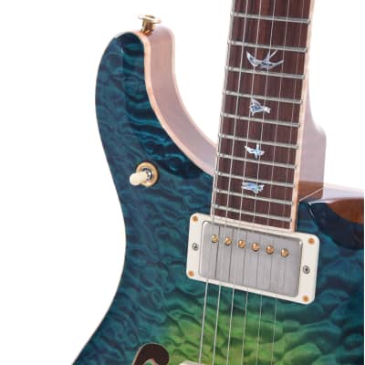 PRS Private Stock McCarty 594 Hollowbody II Quilted Maple Laguna Glow w/Madagascar Rosewood Fingerboard (Serial #0355384) image 4