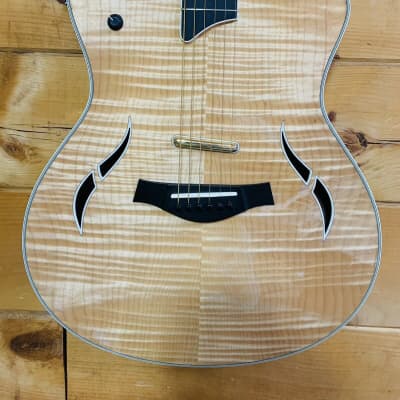 Taylor T5C1 Natural Quilt Acoustic Electric Guitar Blond T5 C1 w/ Hard Case image 5