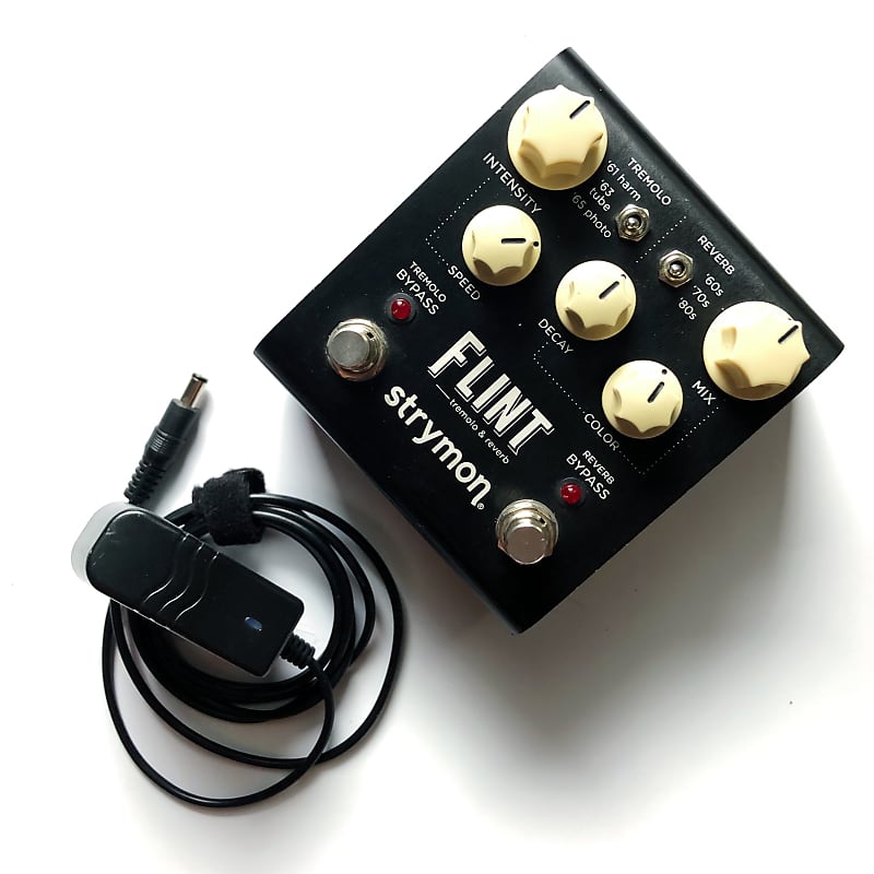 Strymon Flint Reverb and Tremolo V1 2012 - 2022 - Black with White