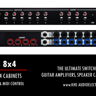 KHE Audio | ACS 8x4 | Guitar Amplifier Speaker Cabinet Switcher Selector Router image 4