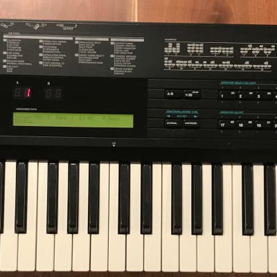 Yamaha DX7II D with The Gray Matter E! Board and Floppy Disk Drive
