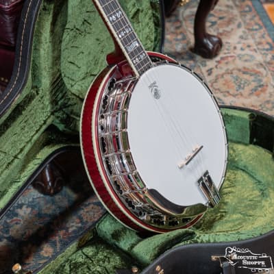 Deering Calico "Ox Blood" 5-String Banjo #AE35D image 1
