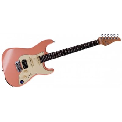 MOOER GTRS P800 PI Guitars Professional 800 Intelligent E-Gitarre, flamingo pink for sale