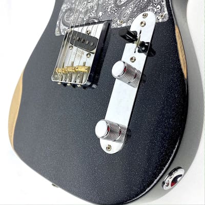 Fender Brad Paisley Esquire 2020 Road Worn Black Sparkle image 6