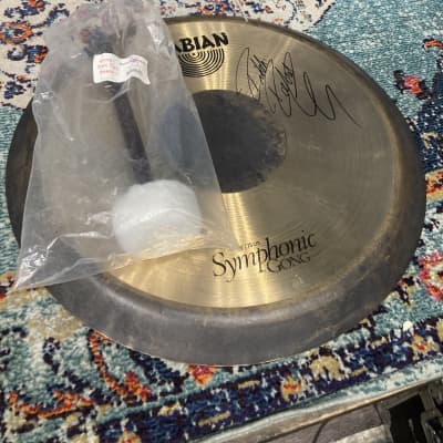 Rikki Rockett's Poison, Sabian 28" 52802, 2012-2014 Hollyweird Tour Gong, SIGNED!! image 15