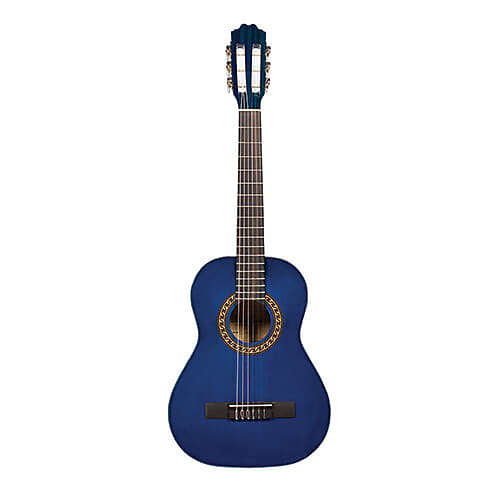 Beaver Creek BCTC601TB 3/4 Size Classical Acoustic Guitar BCTC601 TB Trans Blue image 1